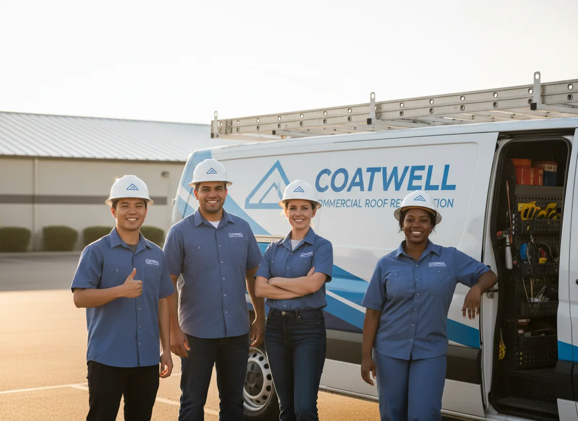 Commercial roof coating company in Garland, KS